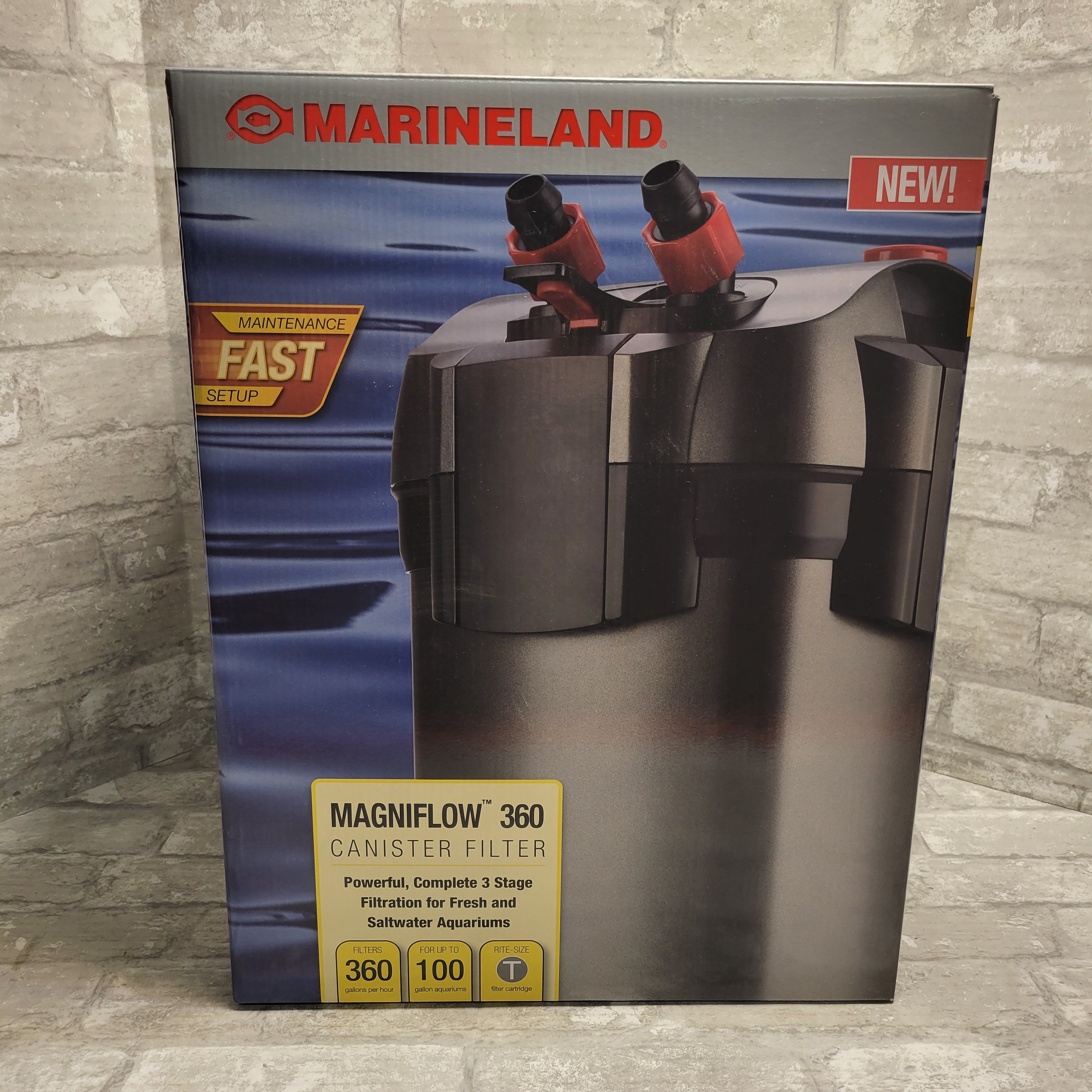 Marineland Magniflow 360 Canister Filter for Fresh / Saltwater Aquariums ML90751 (8095287935214)